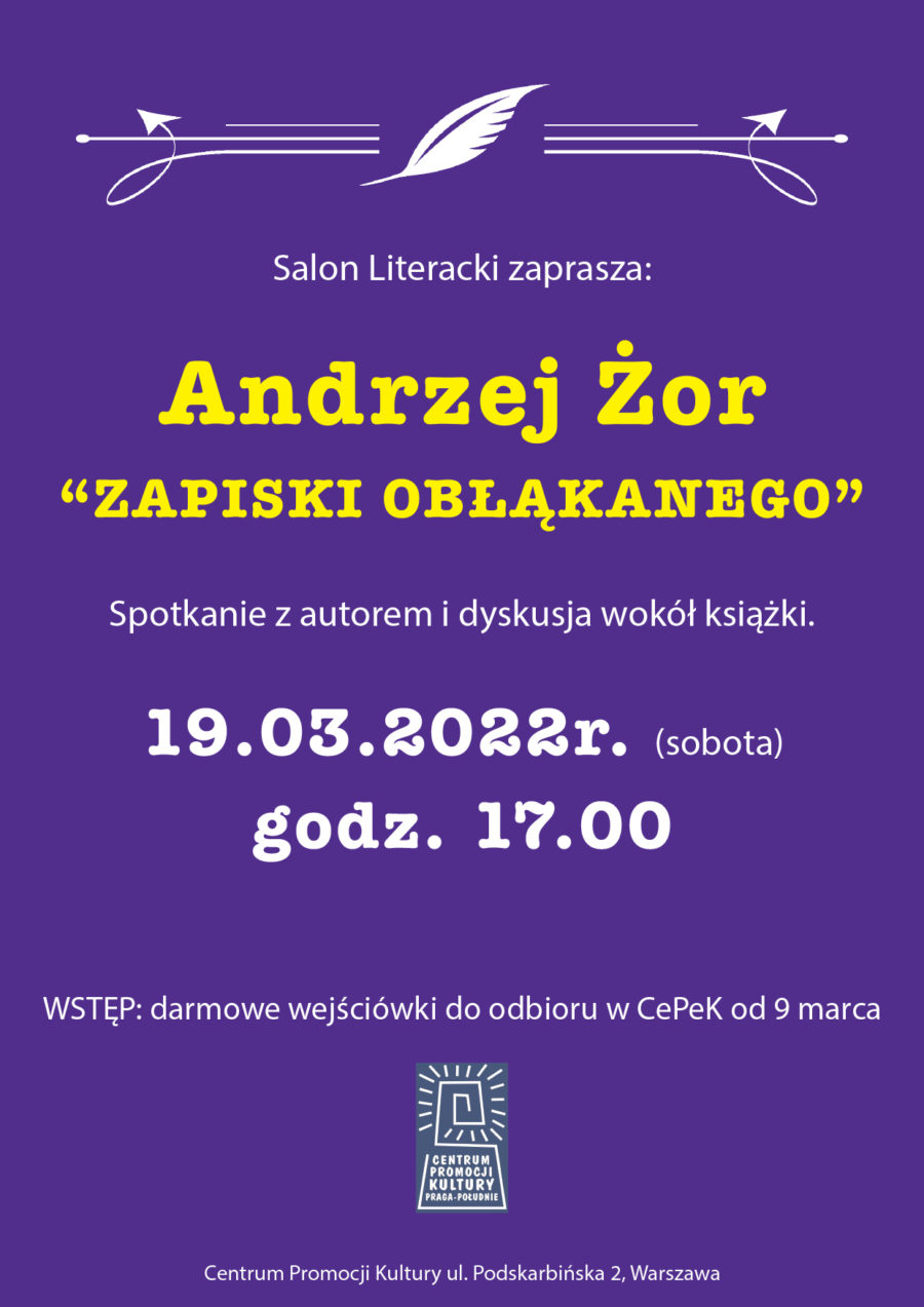 Salon Literacki przedstawia: Andrzej Żor