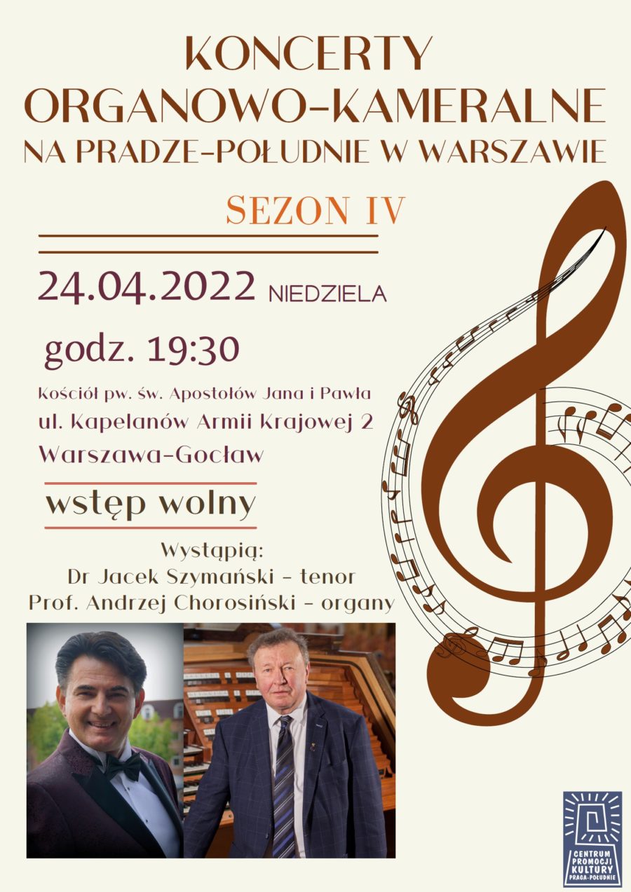 Koncert organowo-kameralny na Pradze-Południe