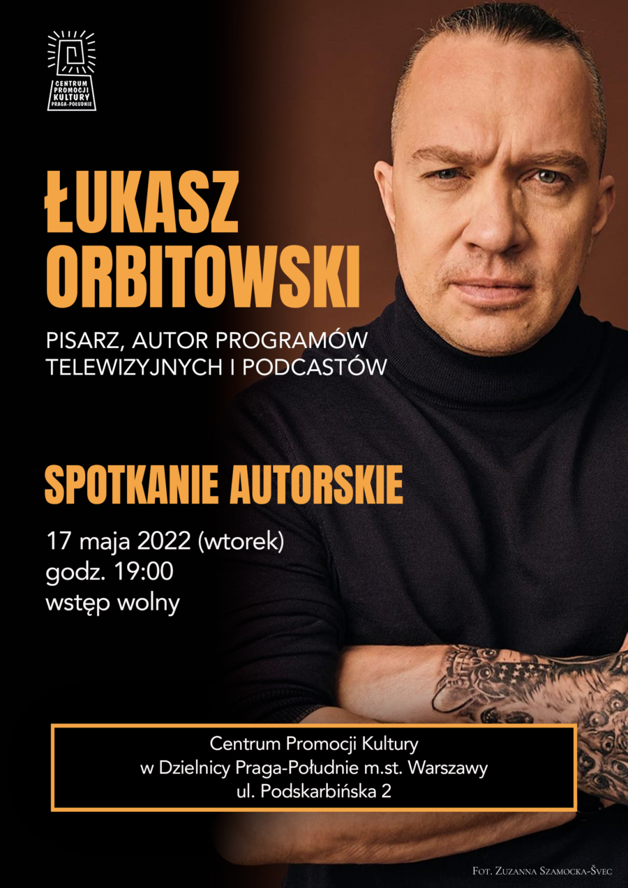 Spotkanie autorskie z Łukaszem Orbitowskim