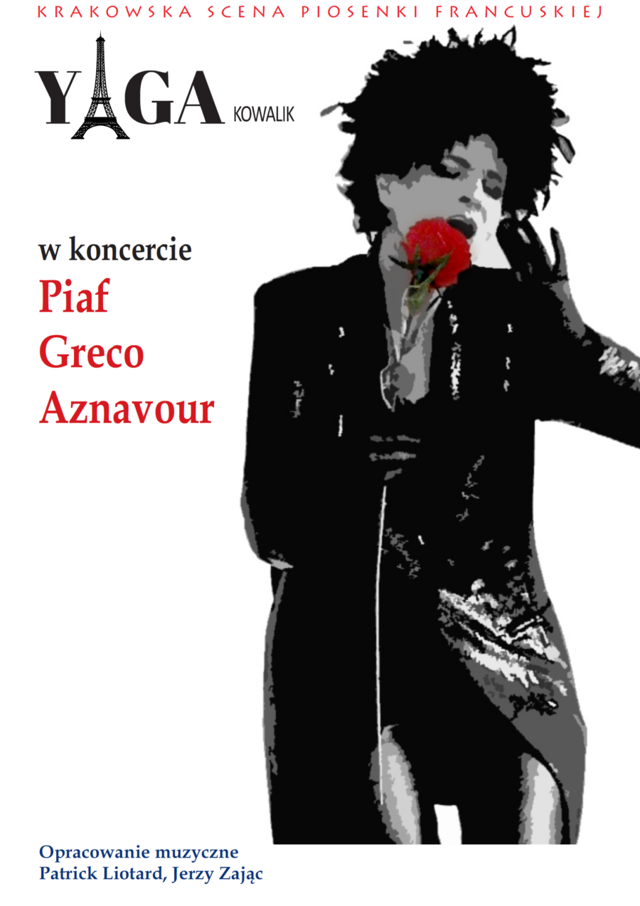 Koncert Yagi Kowalik – „Piaf, Greco, Aznavour”
