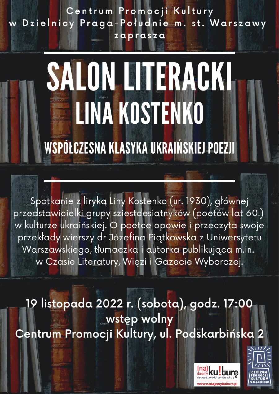 Salon Literacki: Lina Kostenko