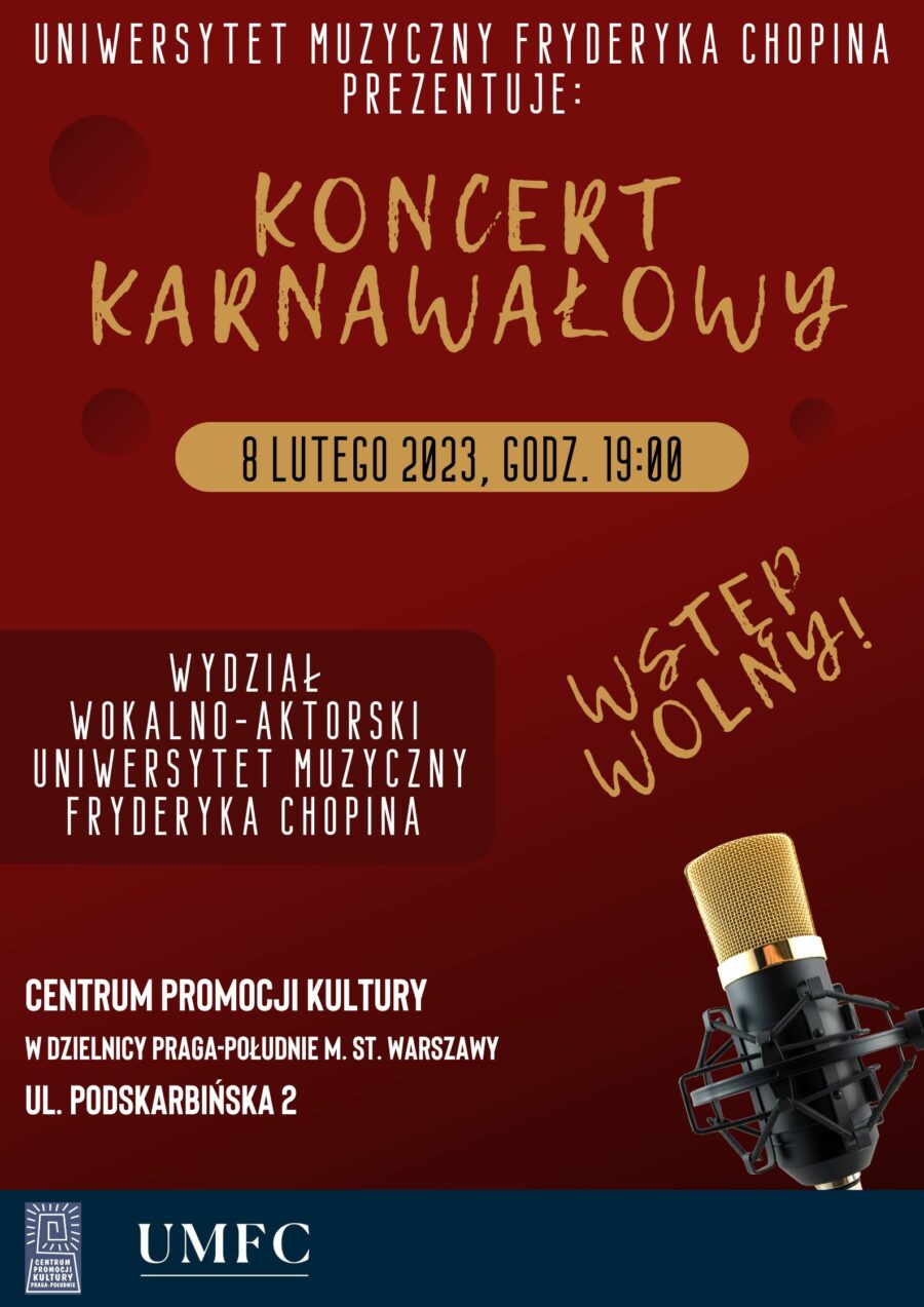 UMFC prezentuje: Koncert Karnawałowy