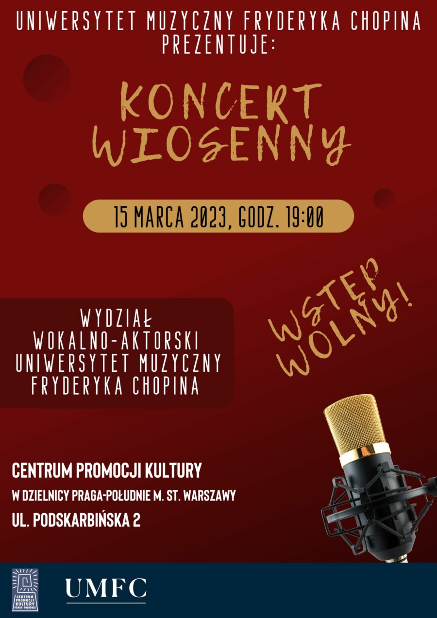 UMFC prezentuje: Koncert Wiosenny