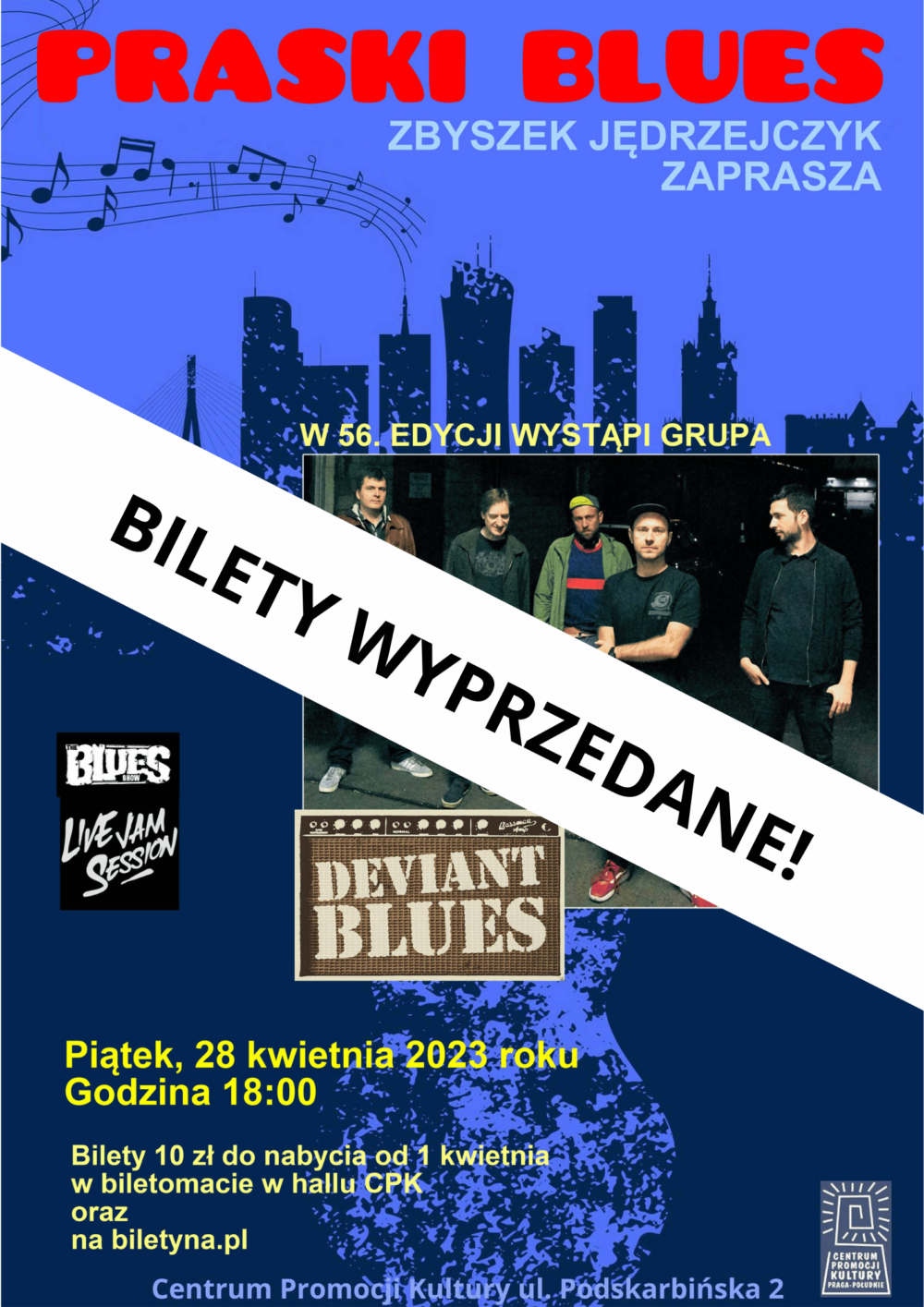 Praski Blues: Deviant Blues Band- BILETY WYPRZEDANE!