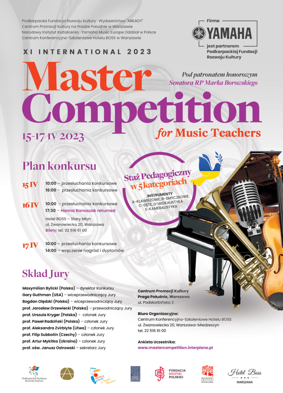 XI International Master Competition for Music Teachers 2023