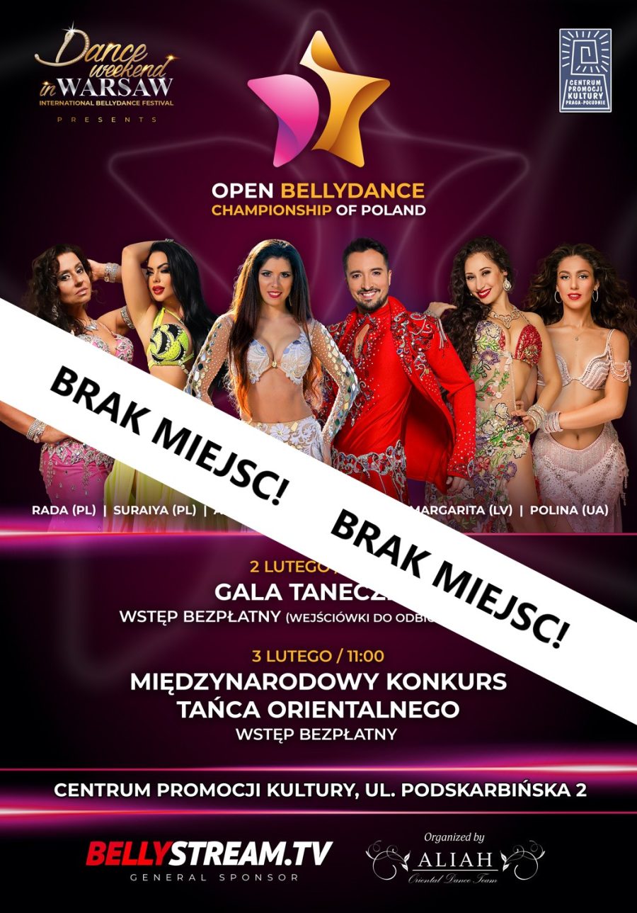Open Bellydance Championship of Poland – BRAK MIEJSC!