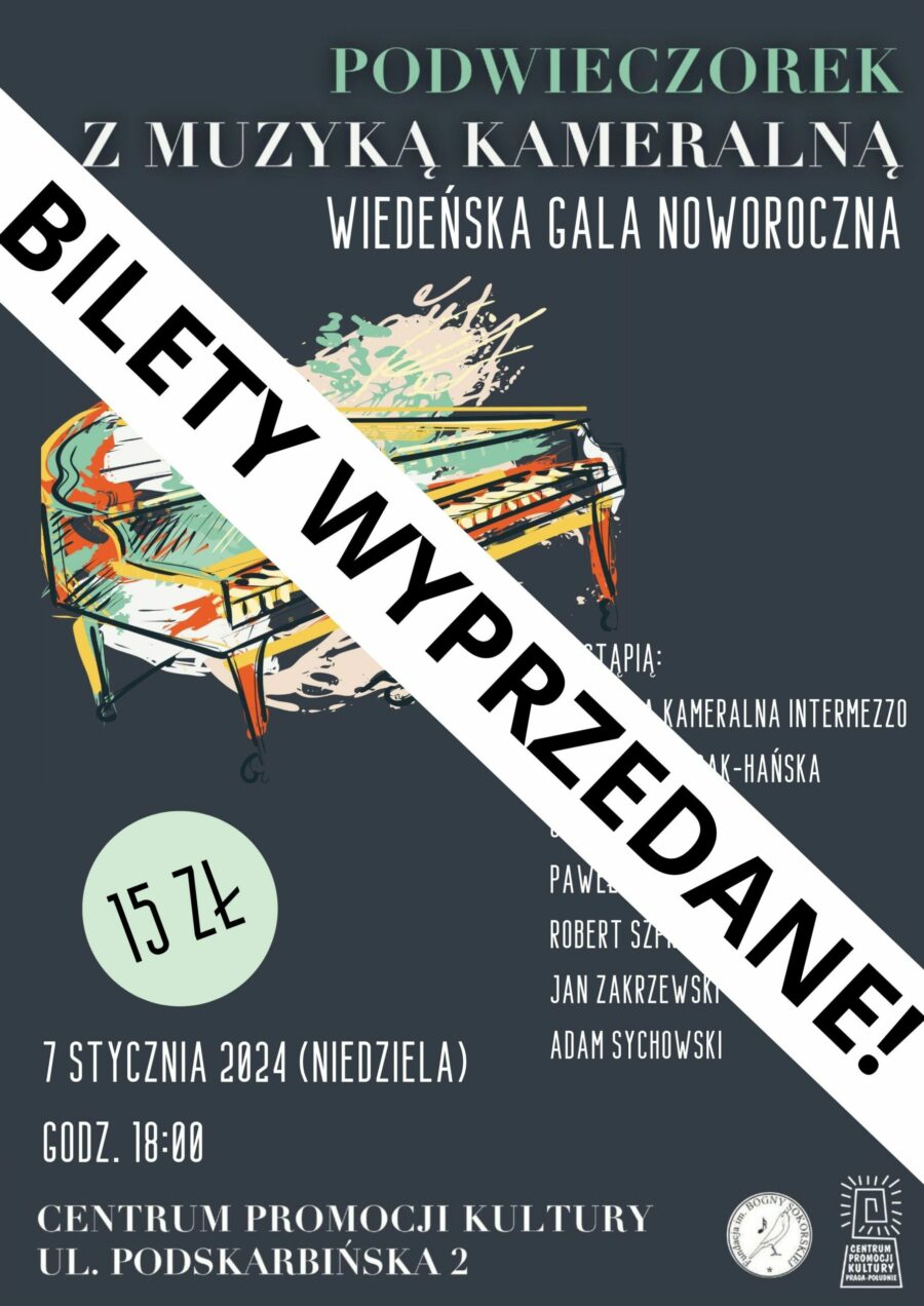 Podwieczorek z muzyką kameralną: Wiedeńska Gala Noworoczna – BILETY WYPRZEDANE!