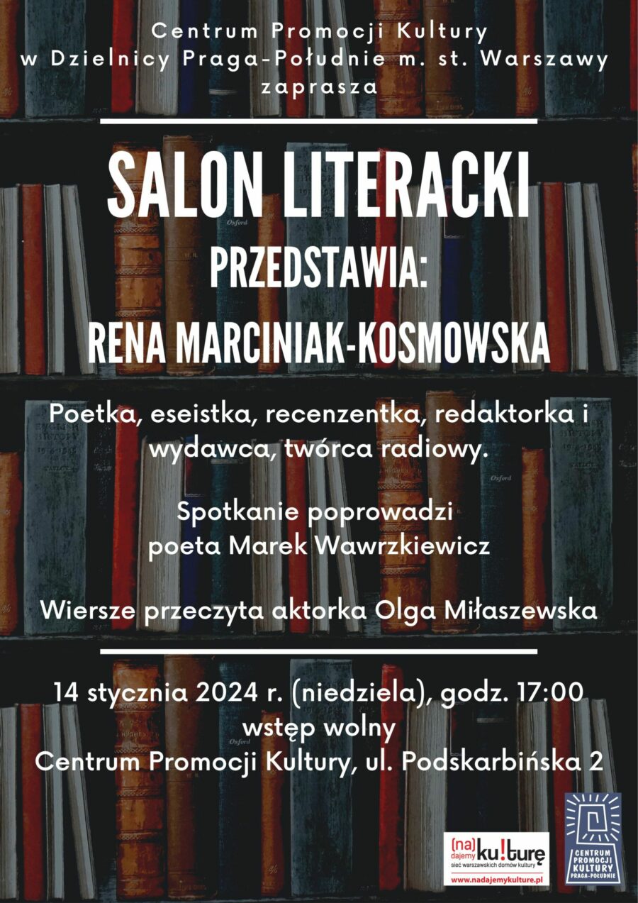 Salon Literacki: Rena Marciniak-Kosmowska